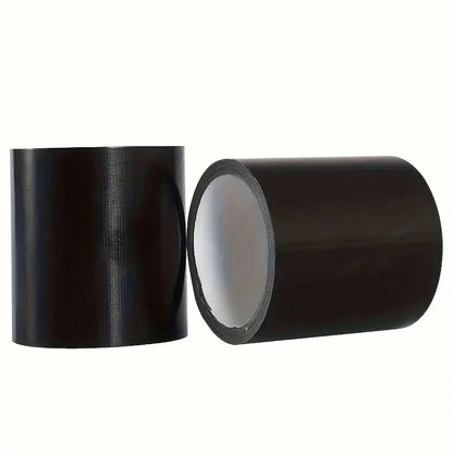Black Leather Repair Tape with Self-Adhesive Backing and Listed 5m Length, Surface Patching Strip for Compatible Furniture Seats with Cracks and Worn Areas