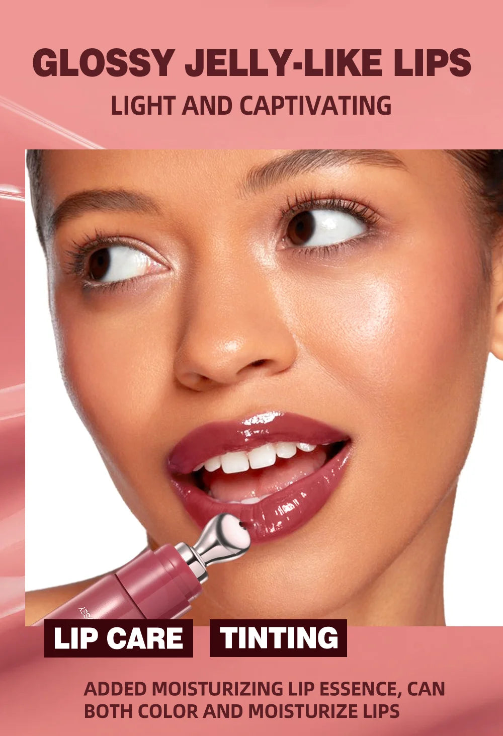Hydrating Lip Gloss for Women, Moisturizing Lip Glaze with Four Numbered Color Options for Everyday Makeup and Special-Occasion Beauty Looks