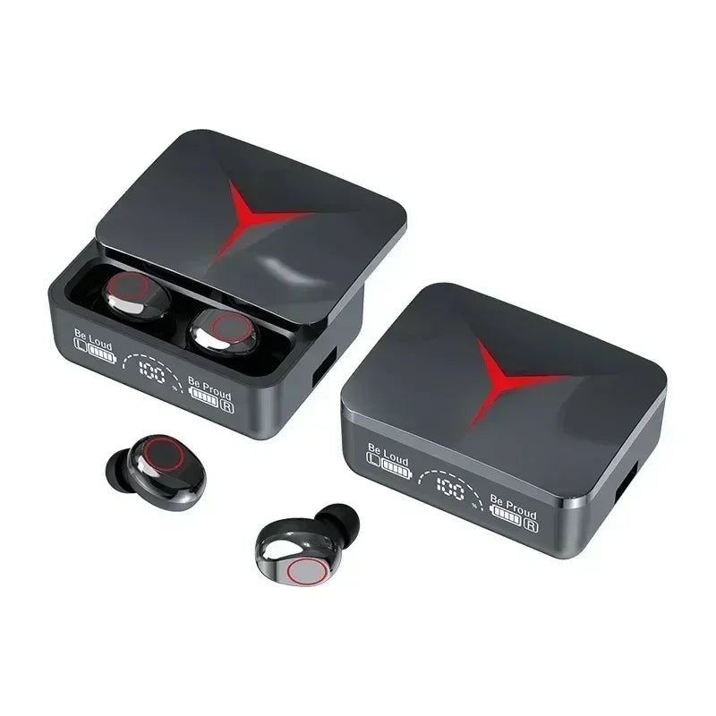 TWS Bluetooth Earbuds with Microphone and Touch Control in Black, Wireless Stereo Earphones for Compatible Smartphone Music, Calls and Everyday Listening