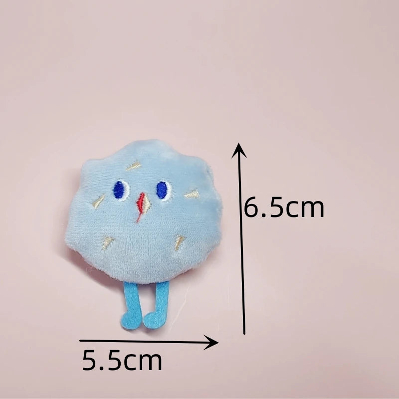 Mini Catnip Plush Cat Toys in Random Assortment Packs, 10, 15, 20, 30, 50 or 100 Pieces with Built-In Catmint Wording for Supervised Indoor Pet Play