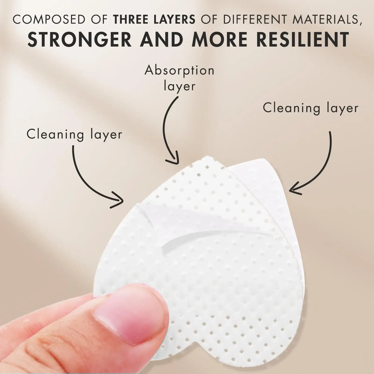 Boxed Nail Cleansing Wipes with Approximately 200 Three-Layer Nonwoven Pads, Heart or Square Shapes in Pink or White for Home and Salon Manicure Prep