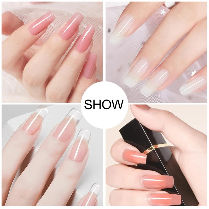 Professional Gel Nail Polish Kit Semi Permanent Gel Varnish Set Nail Art Manicure Kit And UV LED Nail Dryer Electric Nail Drill
