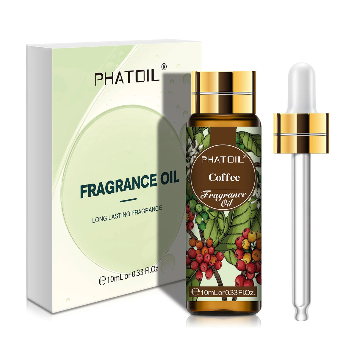 Fruit Fragrance Oil by PHATOIL, 10ml Single Scent Selection Including Strawberry, Peach, Mango, Coconut Vanilla and Fresh Linen for Home Fragrance