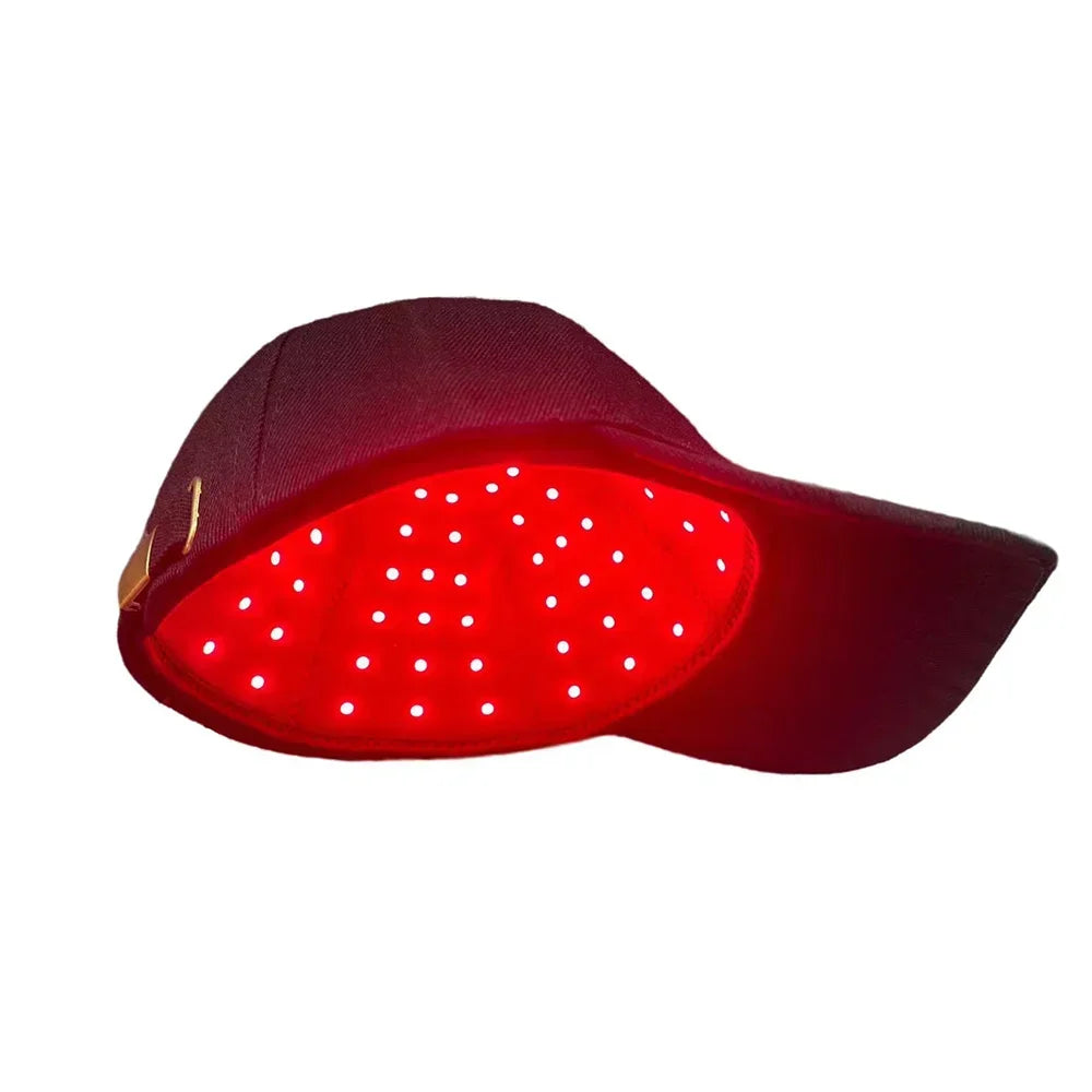 USB-Powered Red Light Scalp Cap with 96 Listed LEDs, 660nm and 850nm Wavelengths, Three Timer Settings and Separate Light Panel Option
