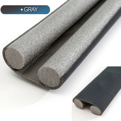 Flexible Door Bottom Sealing Strip in Grey, Black or White, Weatherstrip Guard for Compatible Door Gaps and Everyday Household Draft and Dust Management