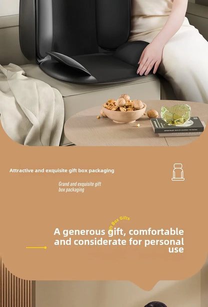 JAIYORL Electric Massage Seat Cushion with Vibration and Kneading References, Four Upgrade Model Labels and US, EU, UK or AU Plug Options