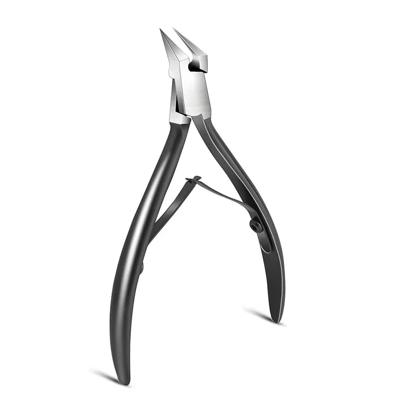 Toenail Nipper, Manual Pedicure Tool with Stainless Steel Reference in Blue, Black or Silver Color and Selected Lifter Sets for Adult Personal Nail Grooming