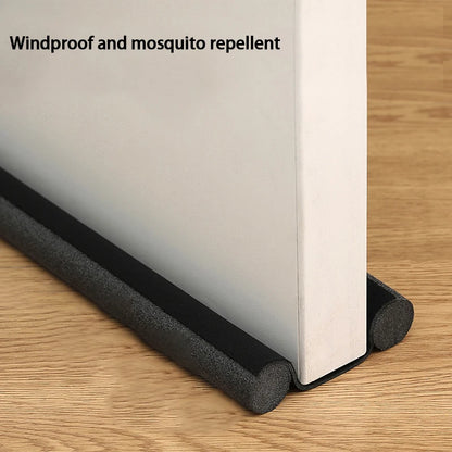 Flexible Door Bottom Sealing Strip in Grey, Black or White, Weatherstrip Guard for Compatible Door Gaps and Everyday Household Draft and Dust Management