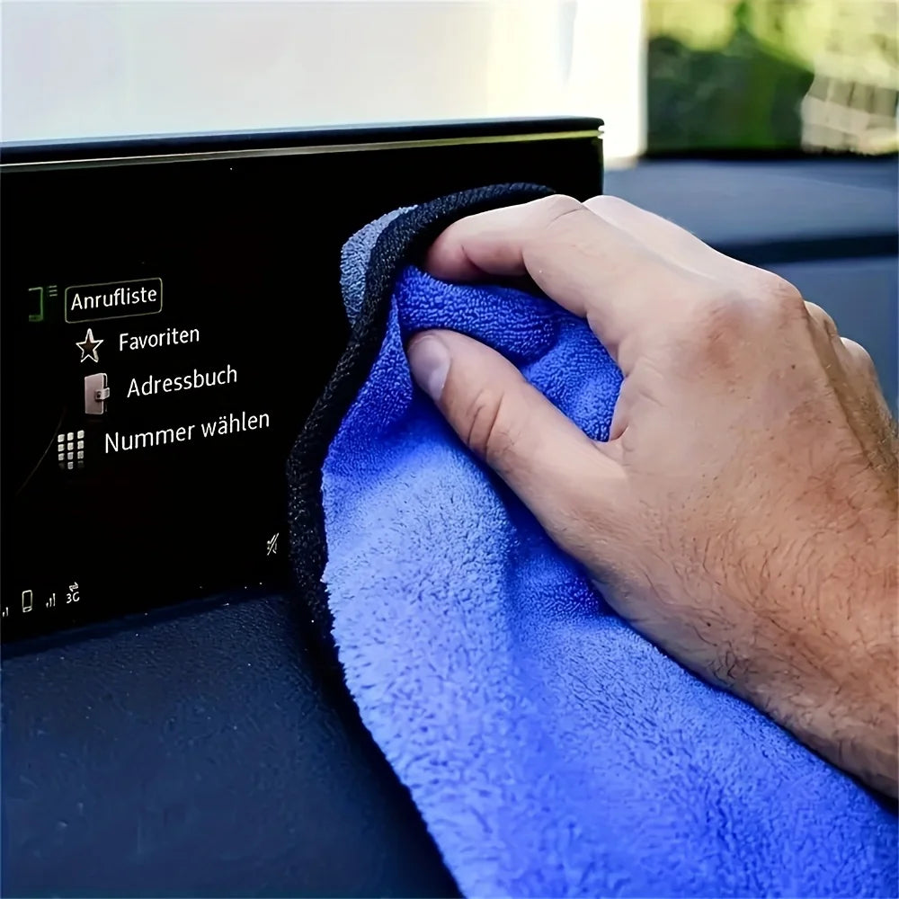 Auto Detailing Microfiber Towels, Car Washing and Drying Cloths in 1, 3, 5, 6 or 10-Piece Options for Routine Vehicle Care and Father's Day Gift Ideas