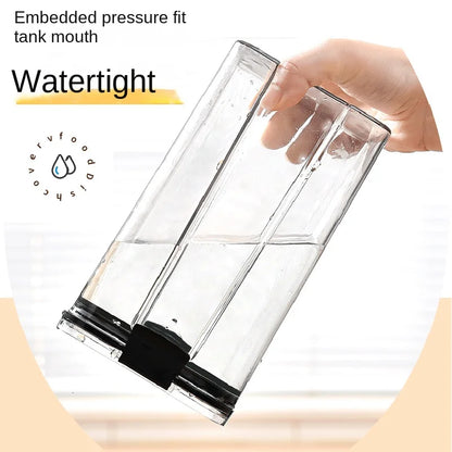 Clear Pantry Storage Jars with White or Black Covers, Five Capacity Options from 460ml to 1800ml and Single-Size Packs or Mixed Five-Size Kitchen Sets