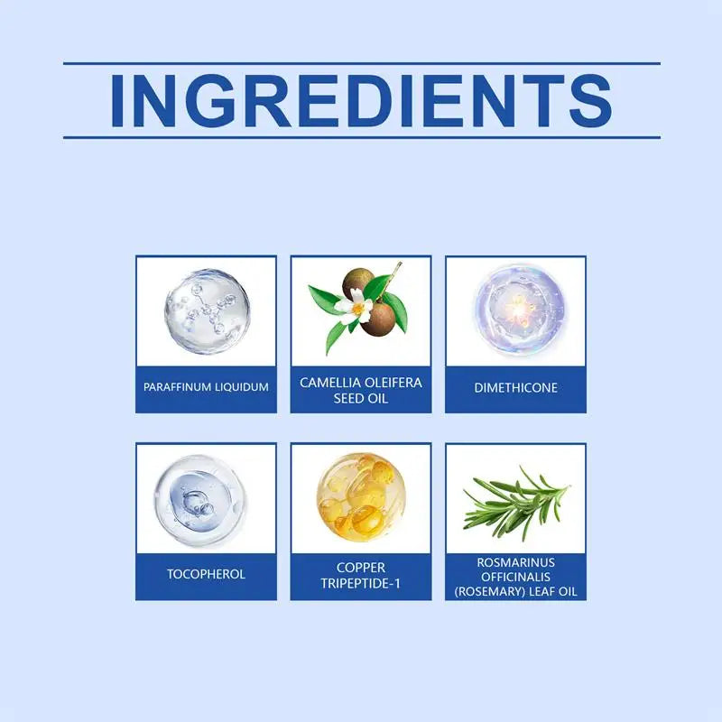 Tea Tree Hair Conditioning Essence with Listed Hyaluronic Acid and Nut Oil, Scalp Massage Hair Care in One, Three or Five-Piece Options