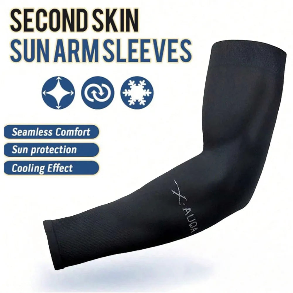 Unisex Summer Arm Sleeves for Riding, Driving and Fishing, Three-Pair Mixed Color Option and Black, White or Gray Selections for Everyday Outdoor Arm Coverage