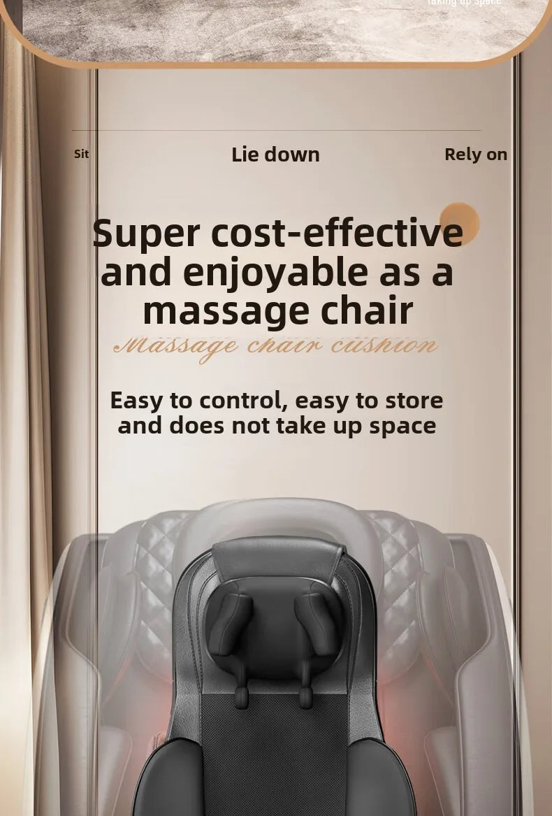 JAIYORL Electric Massage Seat Cushion with Vibration and Kneading References, Four Upgrade Model Labels and US, EU, UK or AU Plug Options