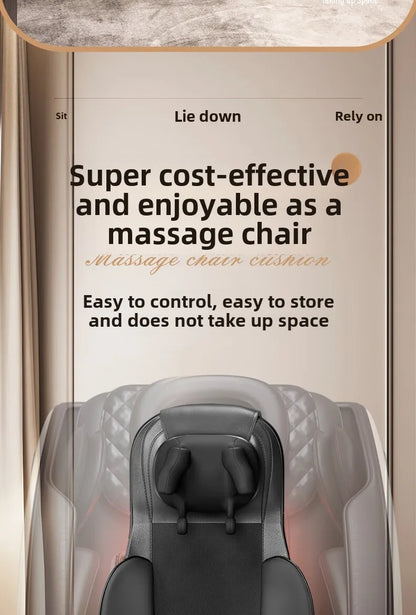JAIYORL Electric Massage Seat Cushion with Vibration and Kneading References, Four Upgrade Model Labels and US, EU, UK or AU Plug Options