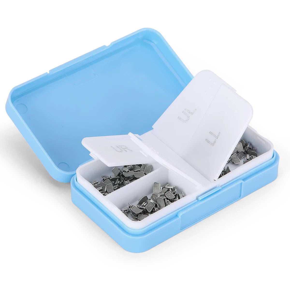 Monoblock Buccal Tubes by AZDENT, Bondable Non-Convertible Single Molar Tubes with Roth or MBT 018 and 022 Options in 20 or 50 Sets for Professional Orthodontic Use