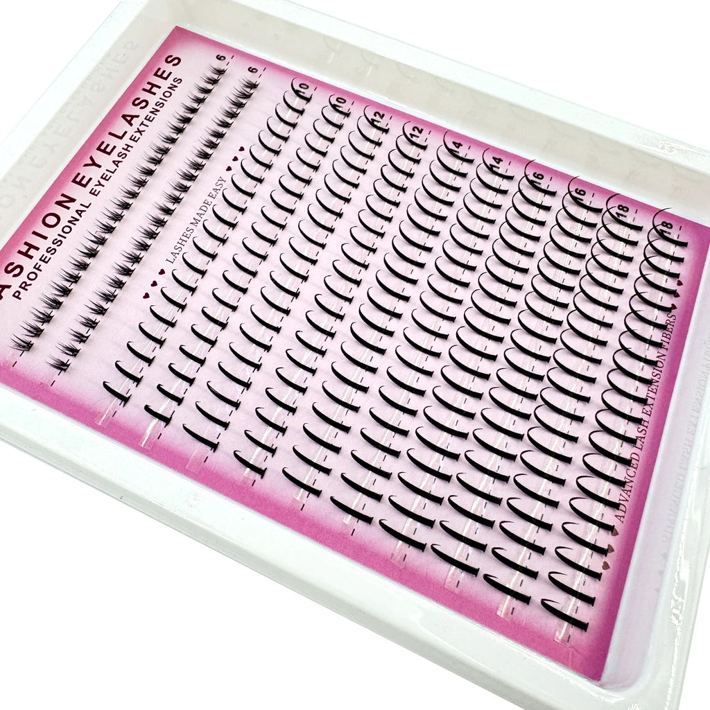 Bottom Lash Clusters and Individual Lash Spikes with 6–7mm and 15–21mm Length References, D Curl MIX Options in 12 or 16-Row Styles for Adult Manga Makeup