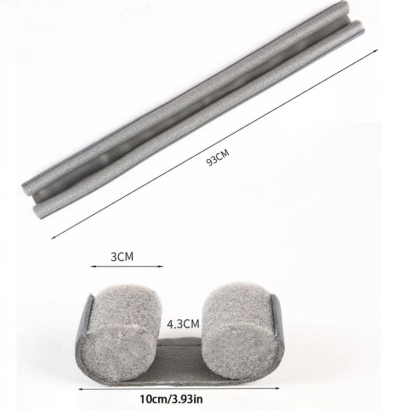 Flexible Door Bottom Sealing Strip in Grey, Black or White, Weatherstrip Guard for Compatible Door Gaps and Everyday Household Draft and Dust Management