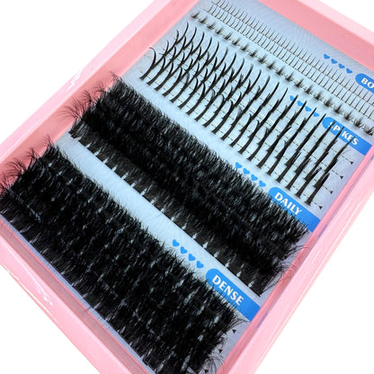 Multi-Row Lash Clusters and Spikes with Manga Style Options, 14, 15, 16 and 30-Row Labels Across 22 Selections for Adult Creative Eye Makeup Looks
