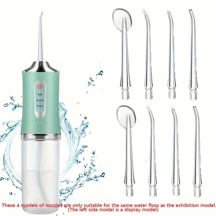 Water Flosser Replacement Nozzles, 8-Piece Oral Irrigator Tip Set for Compatible Dental Water Jet Devices and Everyday Home Oral Care Accessory Replacement