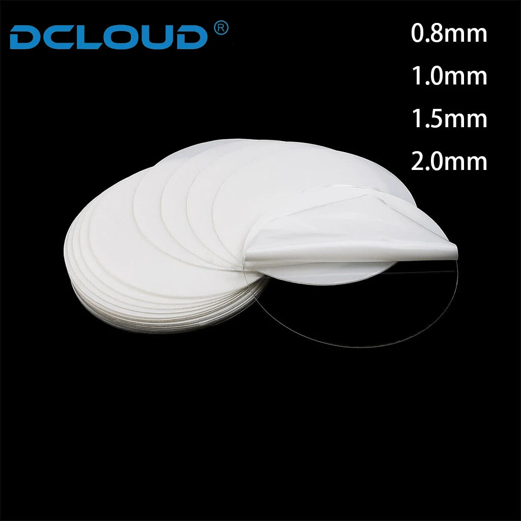 Round Dental Vacuum Forming Sheets, 120mm Hard or Soft Plastic in 0.8, 1.0, 1.5 and 2.0mm Options for Professional Retainer and Splint Fabrication