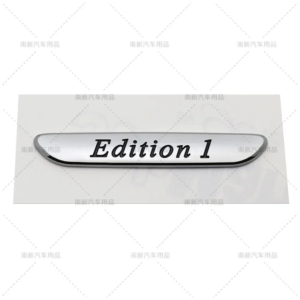 Zinc Alloy Car Badge Emblem with 3D Adhesive Styling for Body, Fender and Trunk, A-R Design Codes with Prime, Night, Grand, Exclusive and Sport Edition References