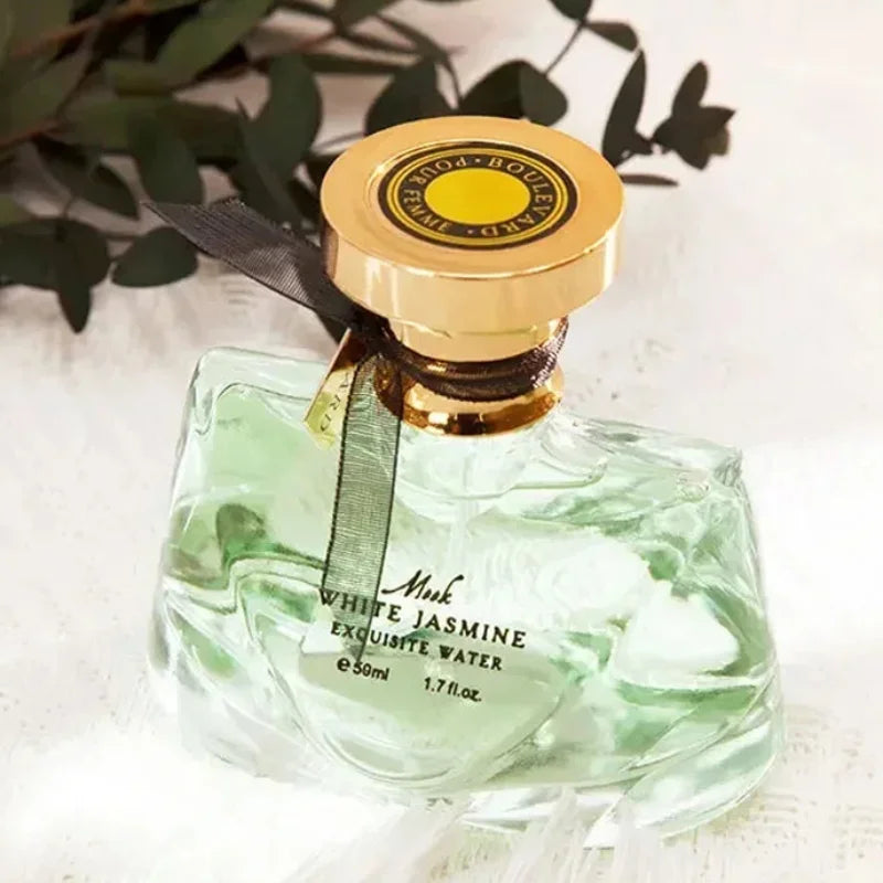 Jasmine Perfume with Listed 50ml Size, Night Jasmine or Two-Piece Package Labels and Grapefruit, Tea, Musk and Cedar Scent Notes for Unisex Fragrance Selection
