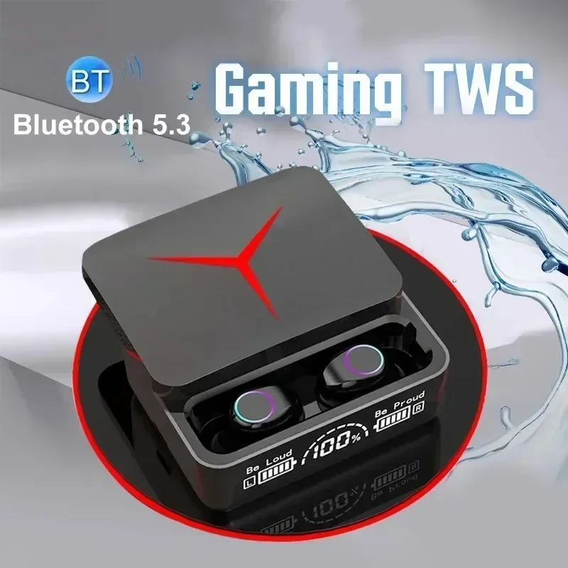 TWS Bluetooth Earbuds with Microphone and Touch Control in Black, Wireless Stereo Earphones for Compatible Smartphone Music, Calls and Everyday Listening
