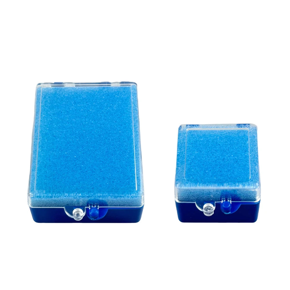 Dental Tooth Storage Boxes 50-Pack with Listed Sponge Inserts, Plastic Cases in Large or Small Black and Blue Options for Compatible Dental Item Organization