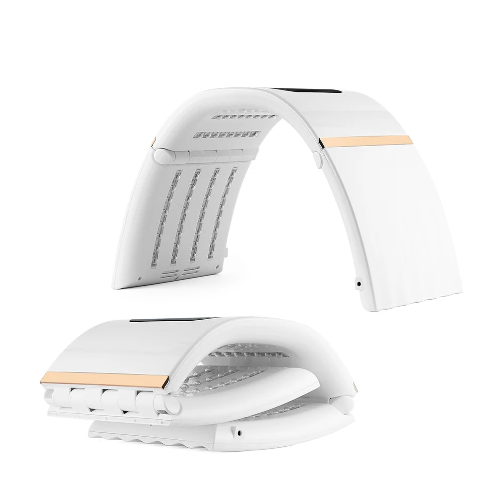 LED Beauty Light Machine with Foldable Face and Body Design, Seven Color and Heating Model References, Eye Protection and Regional Plug Options