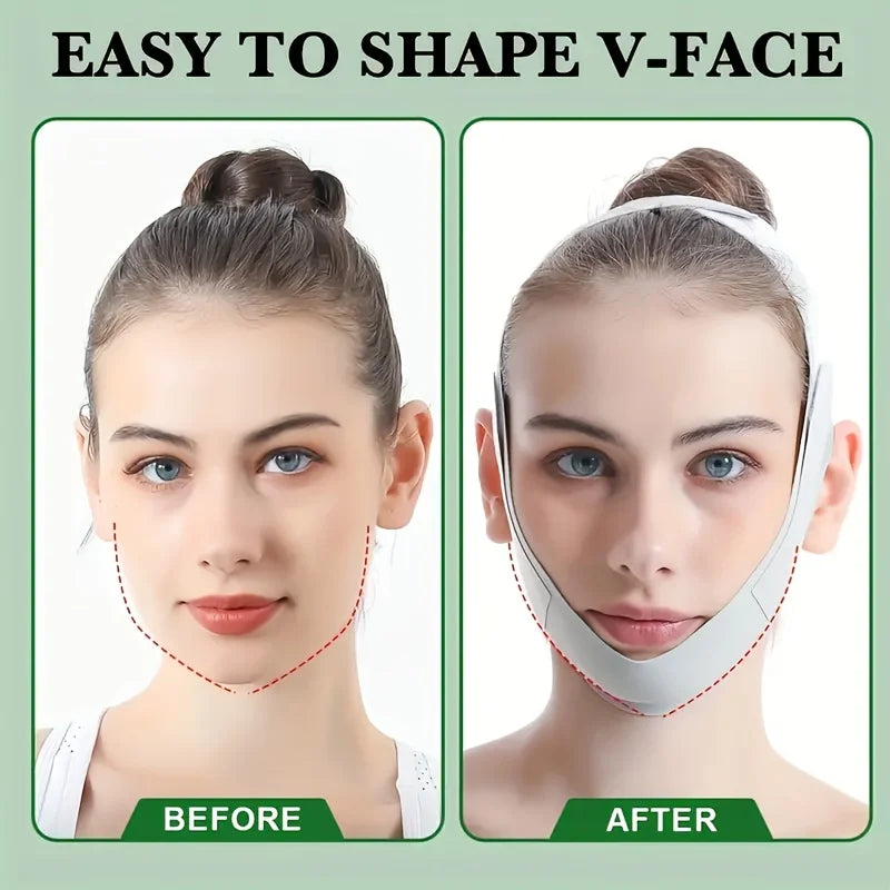 Adjustable V-Shape Facial Strap for Women and Men with Reusable Band Design, SLD-PURPLE or SLD-Grey Options for Personal Beauty Accessory Selection