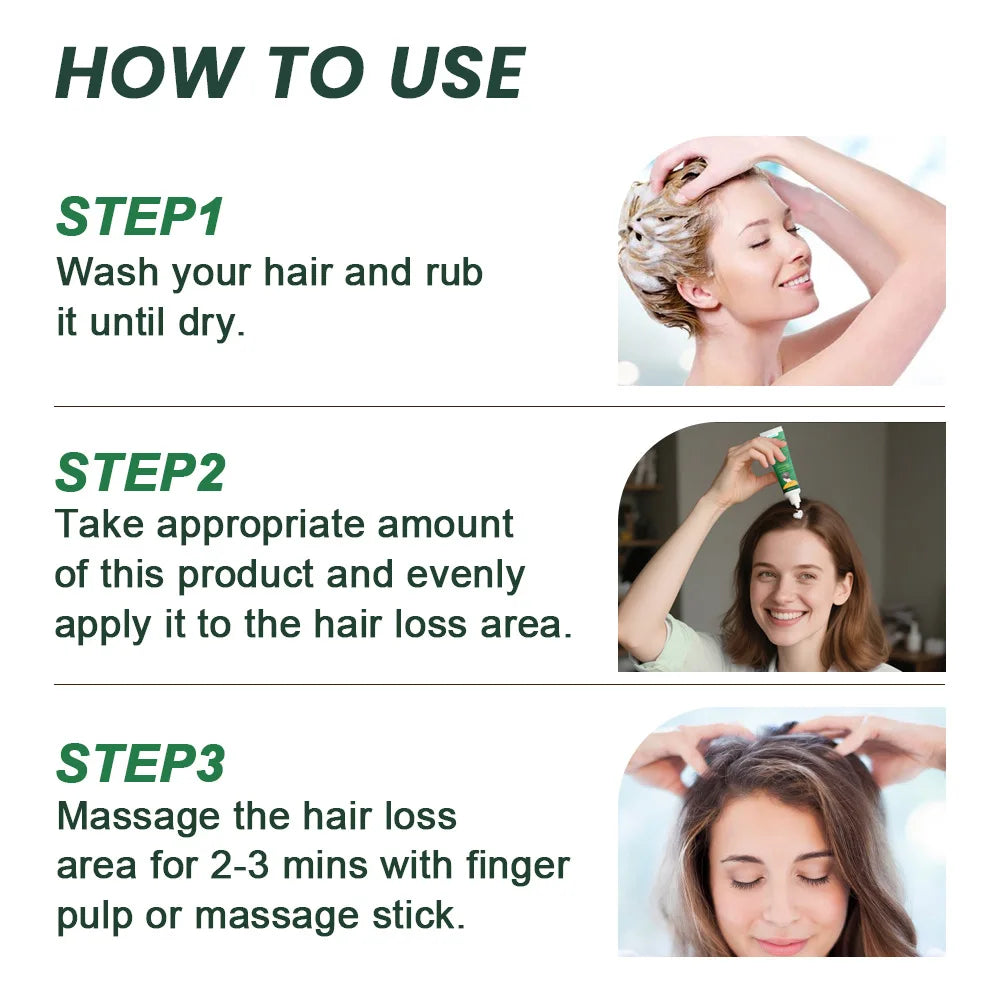 Ginger Hair Conditioning Cream with 20g and 30g Single-Item Labels, Three- or Five-Piece Options for Women's and Men's Cosmetic Hair Care Routines