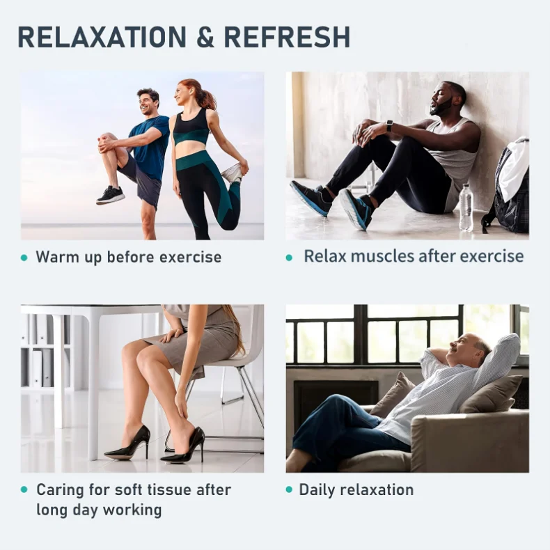 Air Compression Leg Massager by JinKairui with 3 Modes, 3 Intensity Levels and Display Controller, Short or Long Options Without Heat