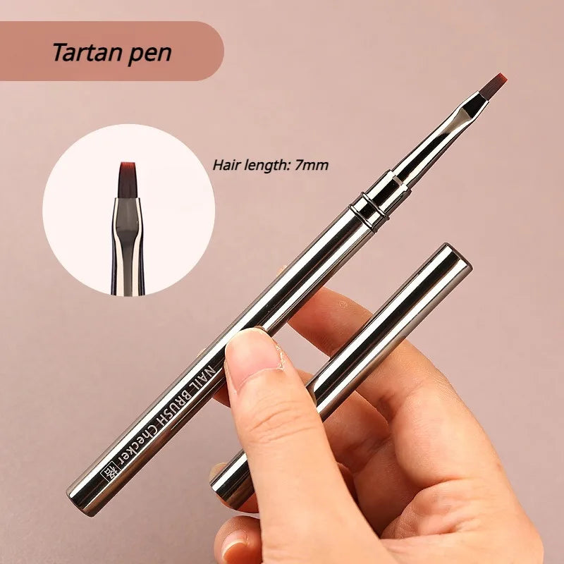 Nail Art Striping Brushes for Fine Lines and Detail Painting, 6–25mm Listed Liner Sizes with Individual and Set Options for DIY Manicure Designs