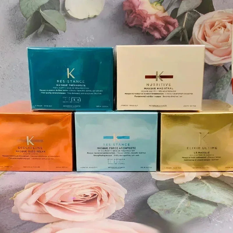 Hair Conditioning Care with Black Diamond, Strong Repair, Nourishing, Softening and Color Care Option Labels for Cosmetic Moisture and Shine Routines
