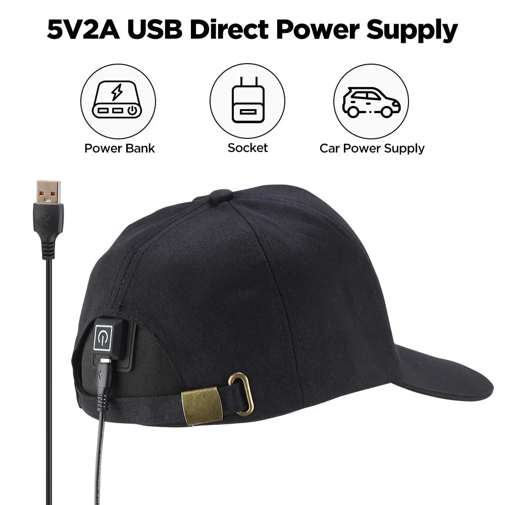 USB-Powered Red Light Scalp Cap with 96 Listed LEDs, 660nm and 850nm Wavelengths, Three Timer Settings and Separate Light Panel Option