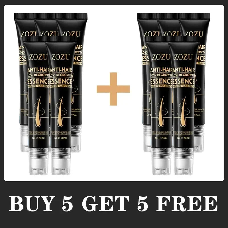 Scalp Massage Hair Oil with Biotin Reference and Bead Applicator, Men's Cosmetic Hair Care Serum in 1, 3, 5, 10 or 22-Piece Purchase Options