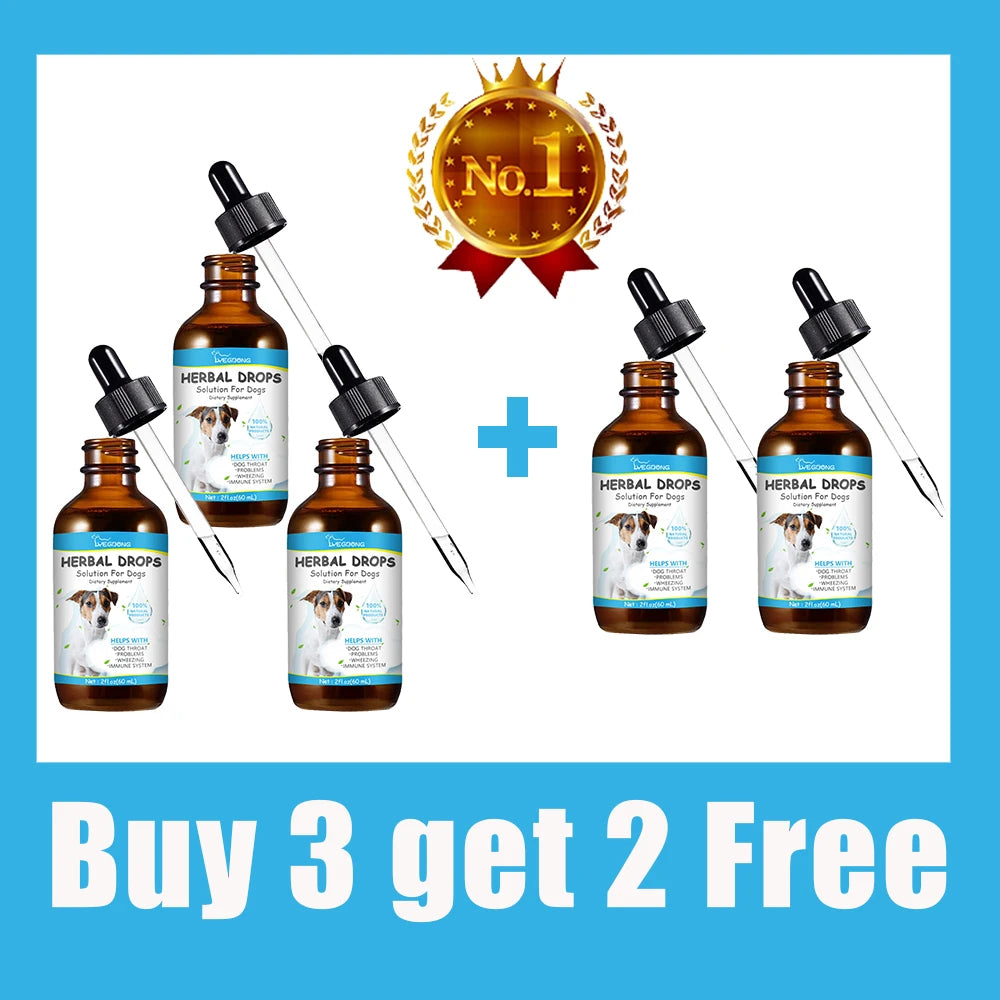Yegbong Pet Drops, Listed 60ml Boxed Liquid Format with Single-Unit and Multi-Unit Option Labels, Ingredient and Veterinary Suitability Review Required Before Use