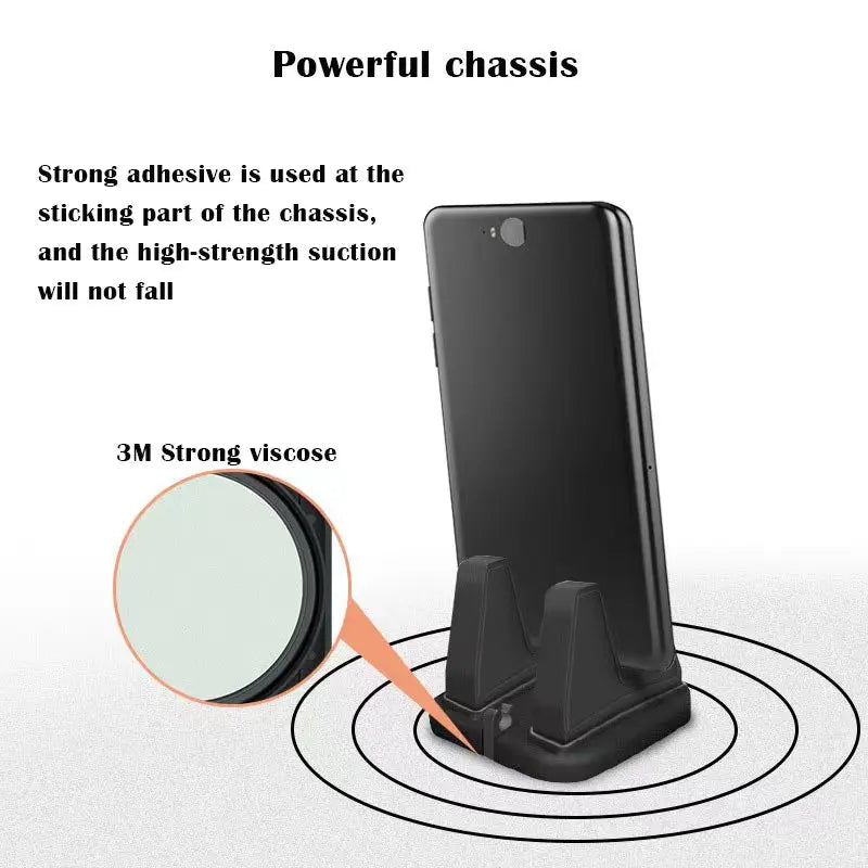 Car Phone Navigation Holder, 360° Rotating Mobile Phone Bracket with Listed Non-Slip Design, Black or Red Options for Compatible Vehicle Phone Positioning