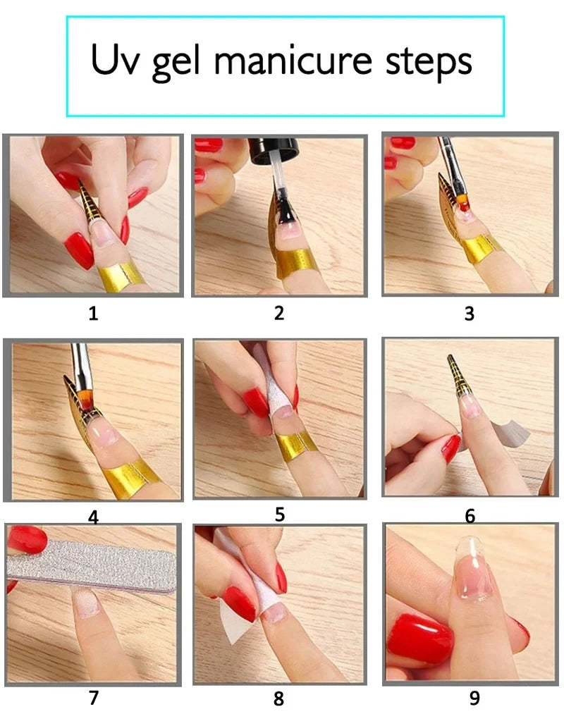 18-Color Gel Nail Polish Kit by LNWPYH with Three Extension Gel Colors, Base and Top Coats, UV LED Lamp and Nail Drill Reference for Adult Manicure Designs