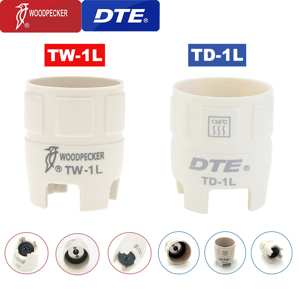 Dental Scaler Torque Wrench by Woodpecker DTE, TW-1L or TD-1L Tip Installation and Removal Accessory in Single or Six-Piece Options for Professional Equipment