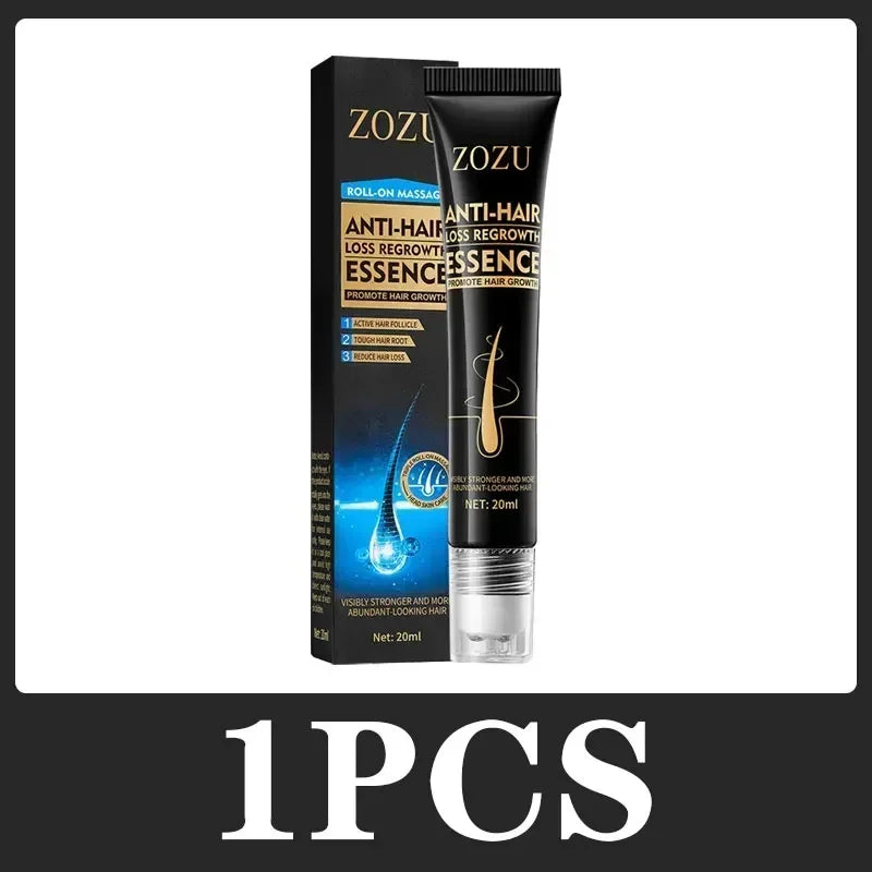 Scalp Massage Hair Oil with Biotin Reference and Bead Applicator, Men's Cosmetic Hair Care Serum in 1, 3, 5, 10 or 22-Piece Purchase Options