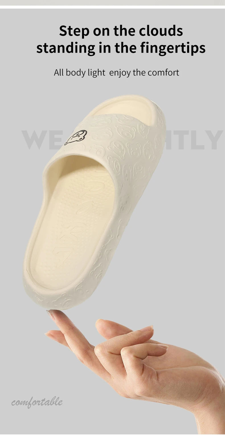 Women's EVA Slippers in Six Colors for Indoor Home and Casual Outdoor Summer Wear, House Sandals with Paired Size Options from 36-37 to 44-45