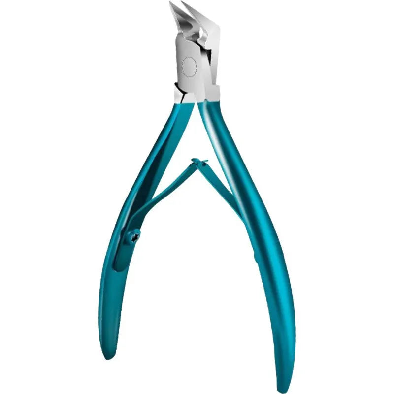 Toenail Nipper, Manual Pedicure Tool with Stainless Steel Reference in Blue, Black or Silver Color and Selected Lifter Sets for Adult Personal Nail Grooming