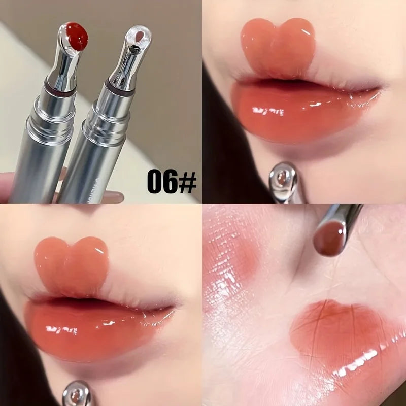 Herorange Lip Gloss, Listed 3.8g Lip Makeup with Six Numbered Shade Options for Everyday Beauty Routines, Evening Looks and Birthday or Valentine Gifts