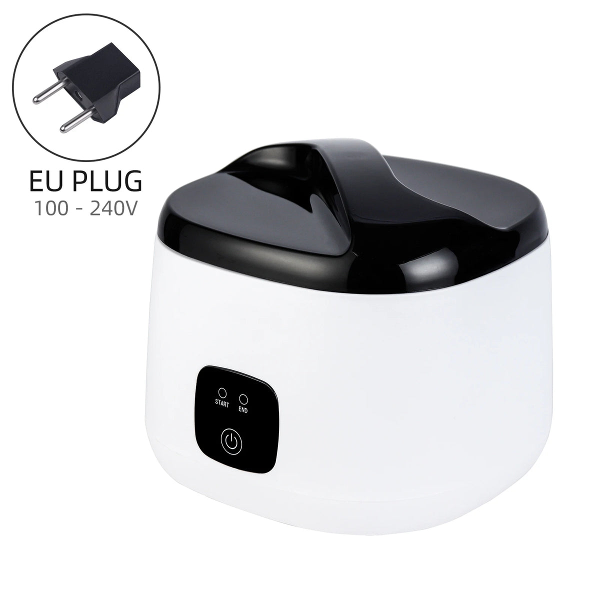 Electric Nail Soaking Bowl with Five-Finger Liner, Listed 36W Power, One-Button Control and Two-Hour Shut-Off, US, EU, UK or AU 100–240V Options