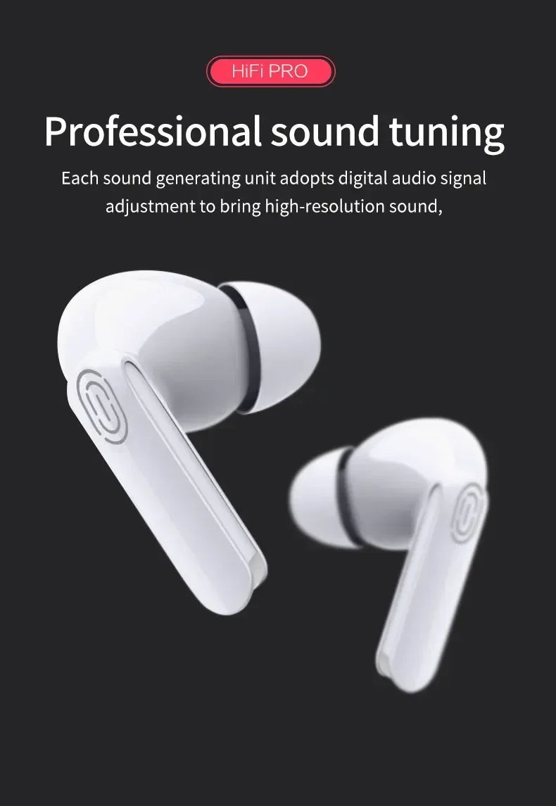 Black Touch Control Wireless Earbuds with TWS Bluetooth Connectivity for Personal Audio, Everyday Listening and Compatible Device Pairing