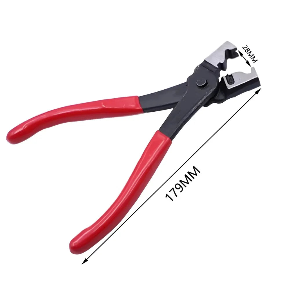 Hose Clip Pliers with Clic and Clic-R Type References, Single Automotive Clamp Service Tool for Compatible Water and Oil Pipe Maintenance Applications