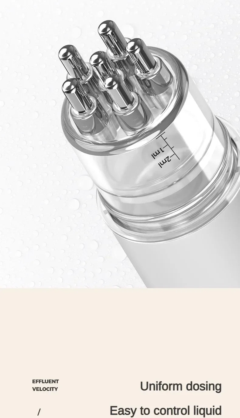 Scalp Oil Applicator Comb, Refillable Manual Liquid Dispenser with 6ml and 15ml Color-Labeled Options for Adult Cosmetic Hair and Scalp Care Routines