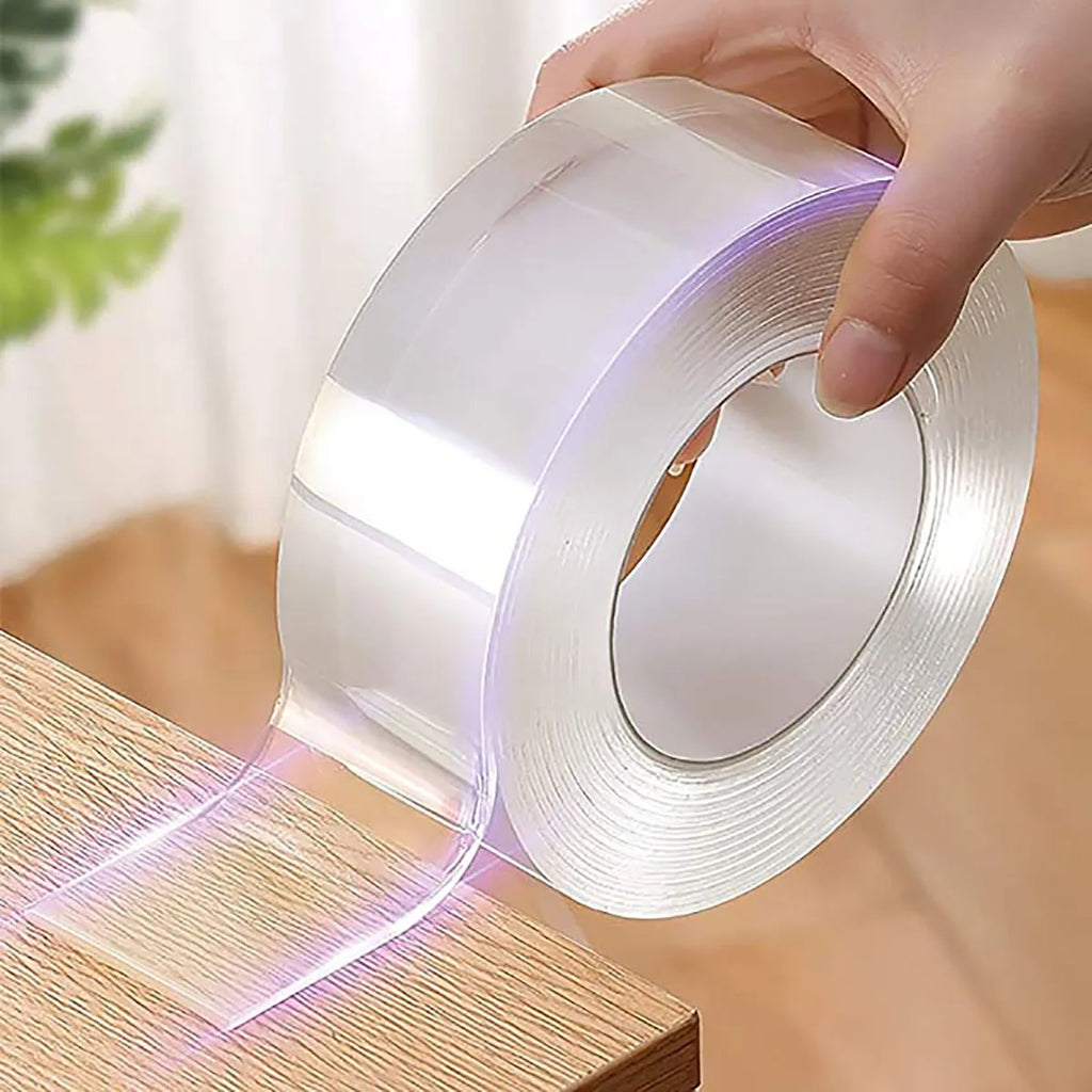 Double Sided Mounting Tape, 20mm or 30mm Wide Adhesive Roll with 1mm Thickness and 1, 2, 3 or 5m Length Options for Compatible Home DIY Projects