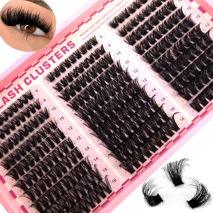 Multi-Row Lash Clusters and Spikes with Manga Style Options, 14, 15, 16 and 30-Row Labels Across 22 Selections for Adult Creative Eye Makeup Looks